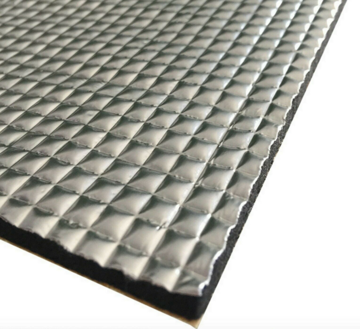 عازل للصوت من الرغوة مقاس 10 مم مع ظهر قوي من الألومنيوم، GlassMAT GR