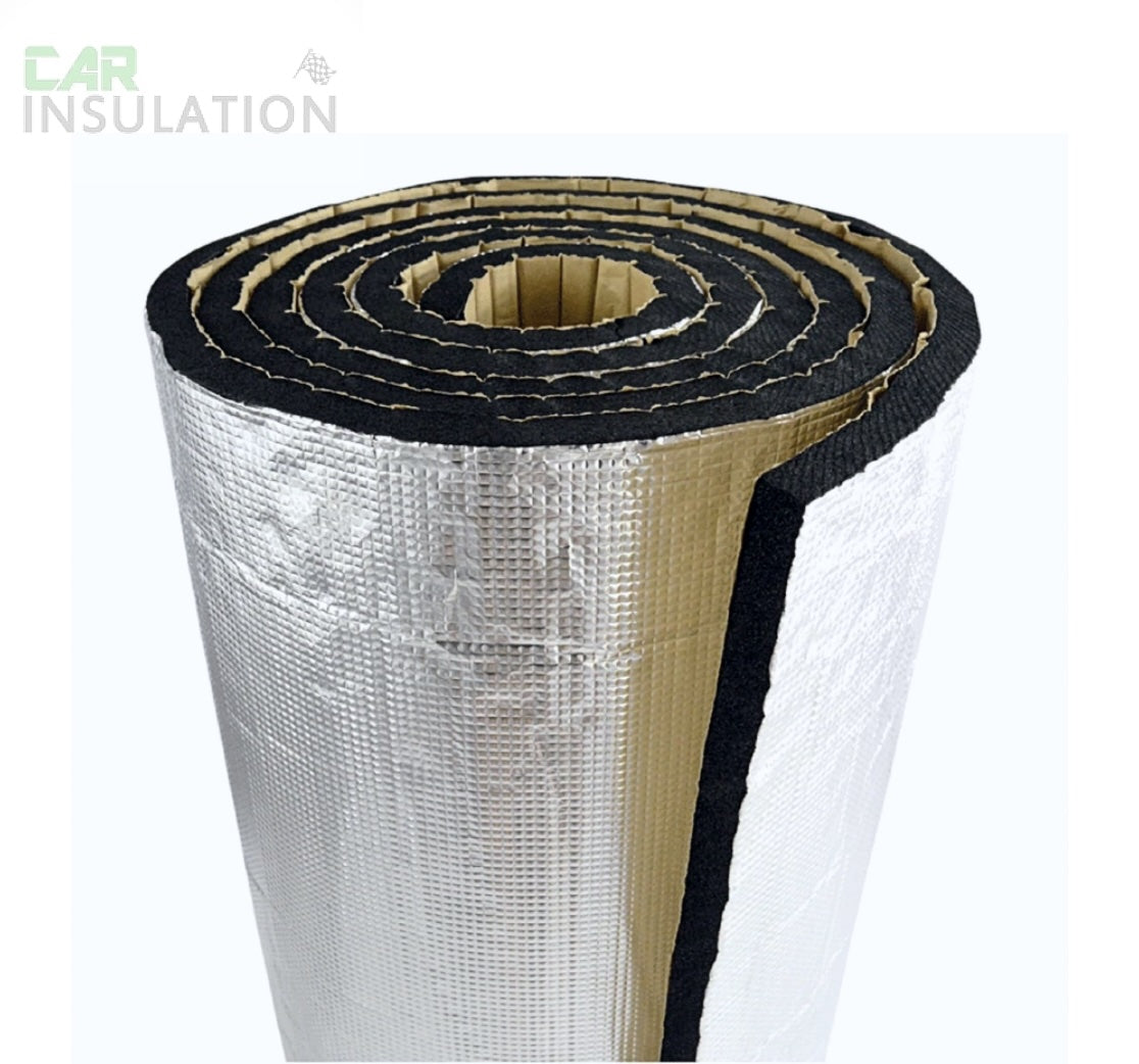 10mm Van Sound Proofing Foam Insulation with Strong Aluminium Back, GlassMAT GR